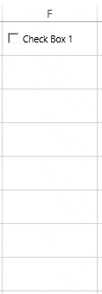 Insert CheckBox In Excel In Multiple Cells