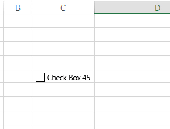 Insert Checkbox In Excel Not Changing Position