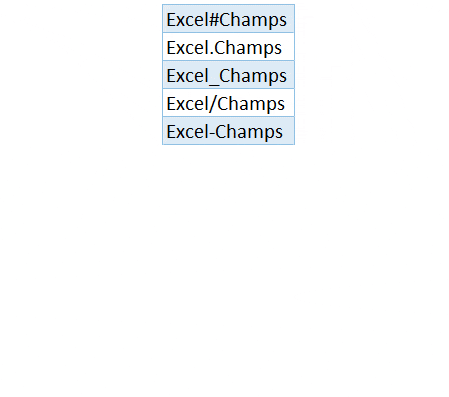 using excel wildcard characters with find replace options
