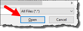 click open button to open pdf file in the abel 2 extract to convert into excel workbook