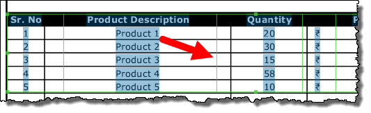 expand and narrow down the columns toconvert a pdf file into an excel workbook