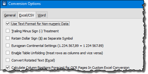 you can use all the formatting options before you convert pdf file into excel workbook