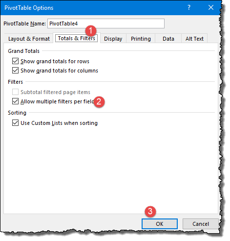 excel pivot table tips tricks to allow multiple filters per field