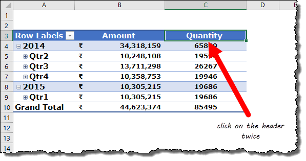 excel pivot table tips tricks to double click to open value field settings