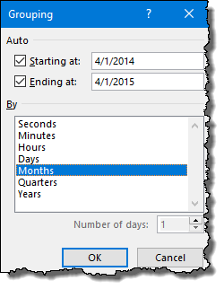 excel pivot table tips tricks to group dates select month
