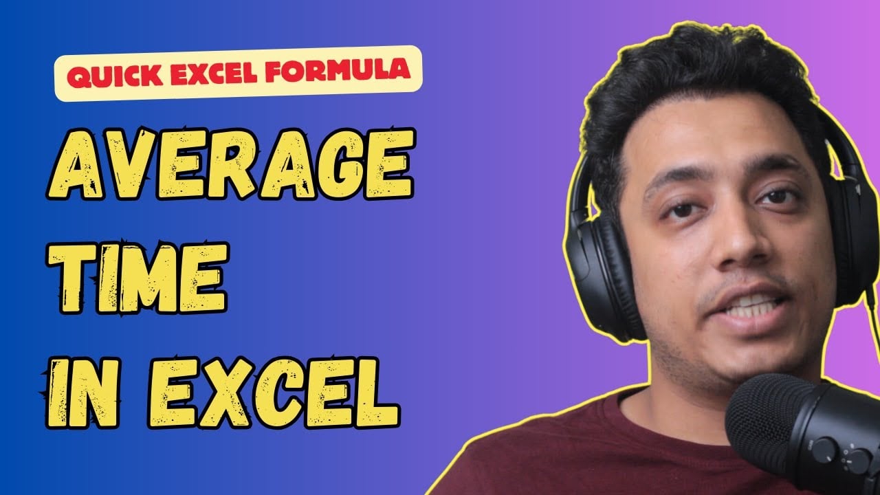 How to Average Time in Excel