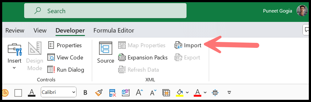 import-xml-directly