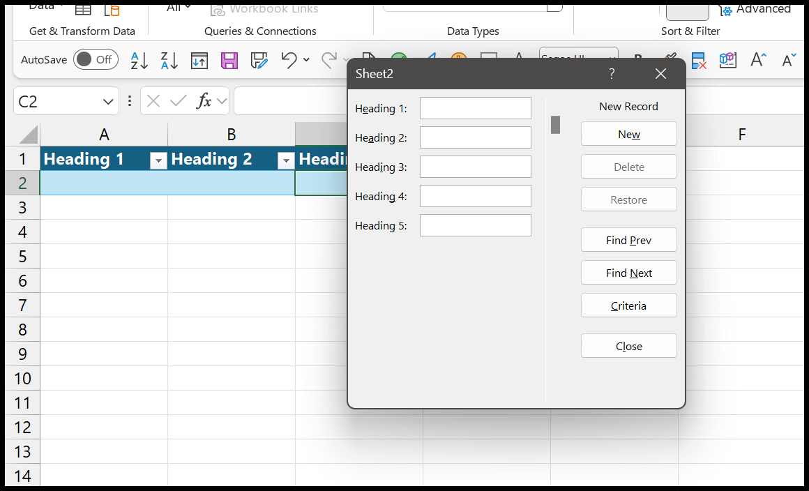 no-code-data-entry-form