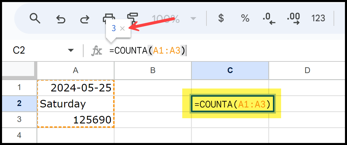 returned-value-using-counta