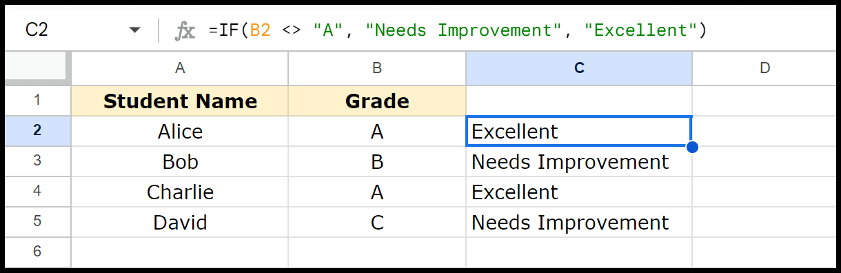use-not-equal-with-if