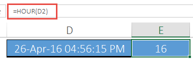 Example-For-Excel-HOUR-Function-To-Get-Hour-From-A-Date