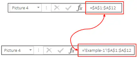 Change Cell Address For Linked Image Created With Excel Camera Tool