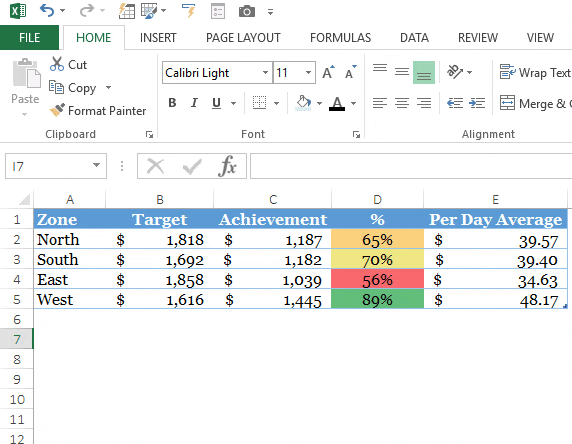 Create A Image Of Data Table With Excel Camera Tool