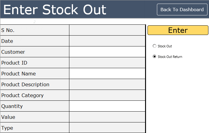 Reorder Point Excel Template