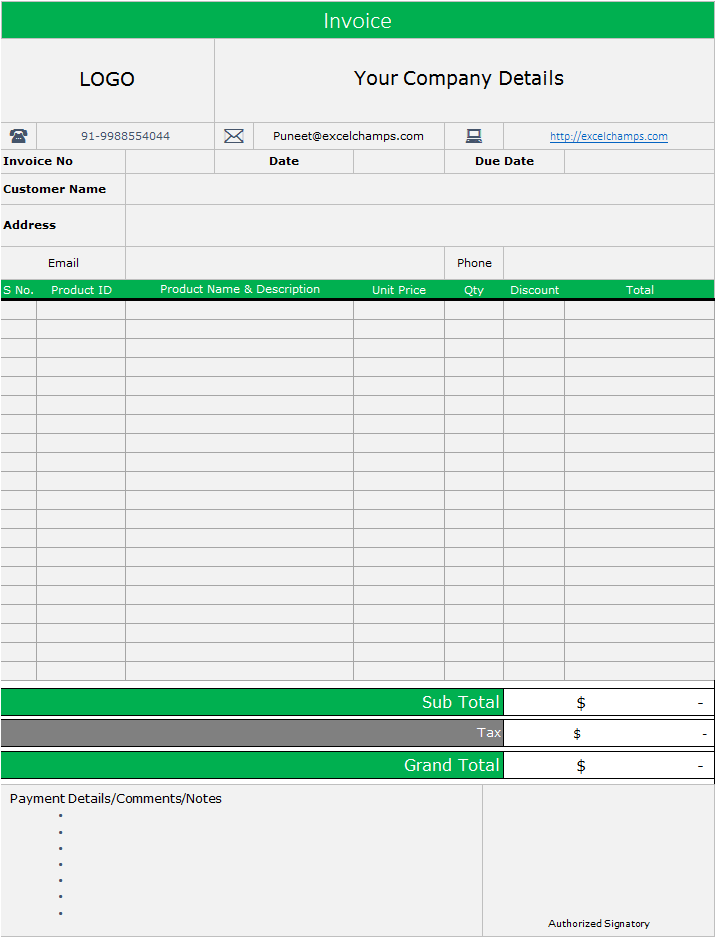 free invoice inventory software download