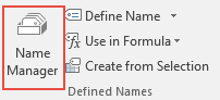 how to create a dynamic chart range in excel click name manager
