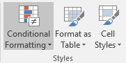 how to highlight blank cells goto home tab