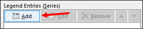 click add to create a milestone chart in excel