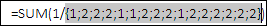 countif will count unique values