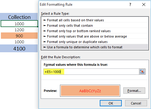 conditional formatting definition excel