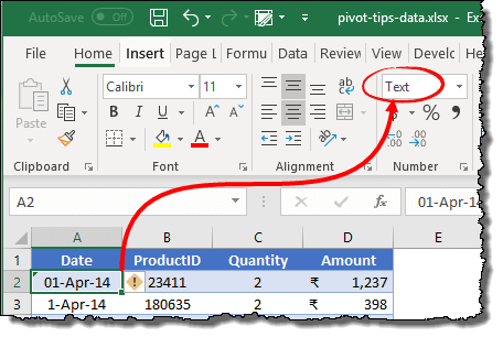 excel pivot tables tips and tricks to data format should be right