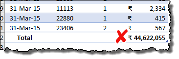 excel pivot tables tips and tricks to delete total from the source data