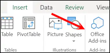 open-add-ins-to-insert-an-app-to-add-checkmark-in-online-excel