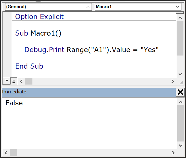 Using Visual BASIC EDITOR and Understanding MACRO Securities