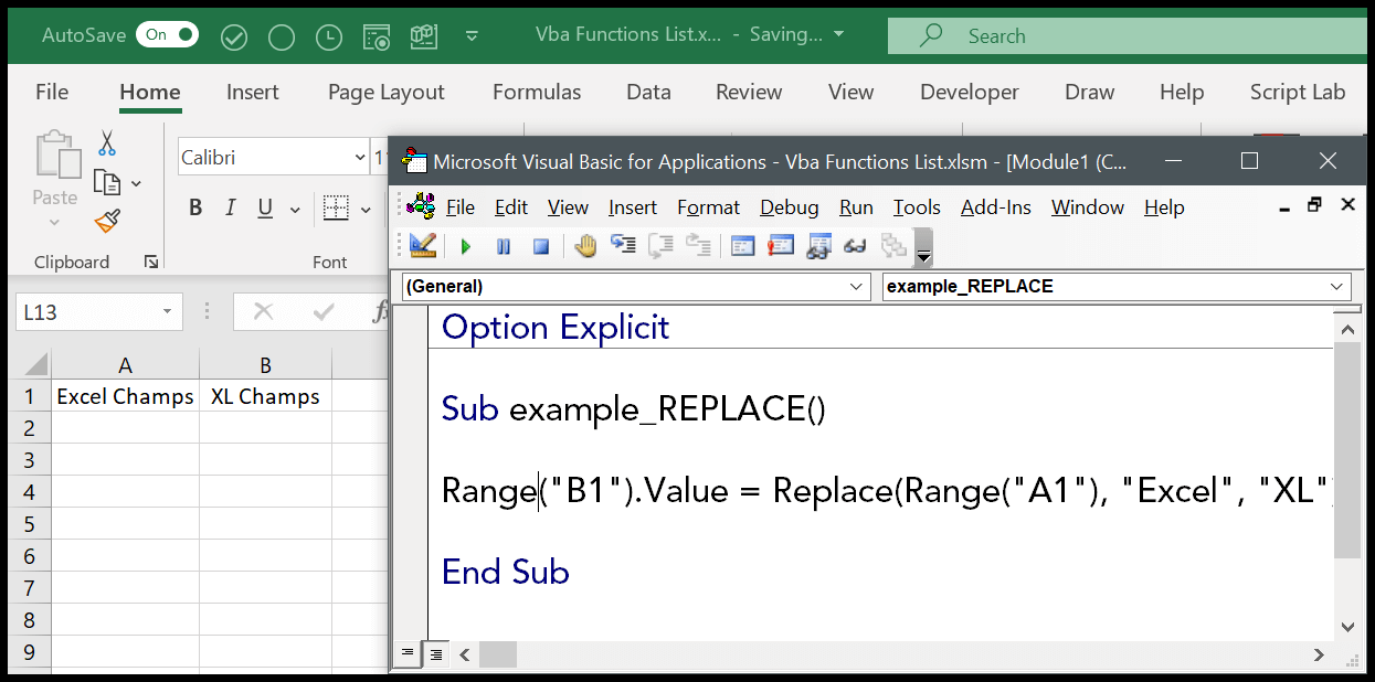 Excel vba replace несколько значений по маске