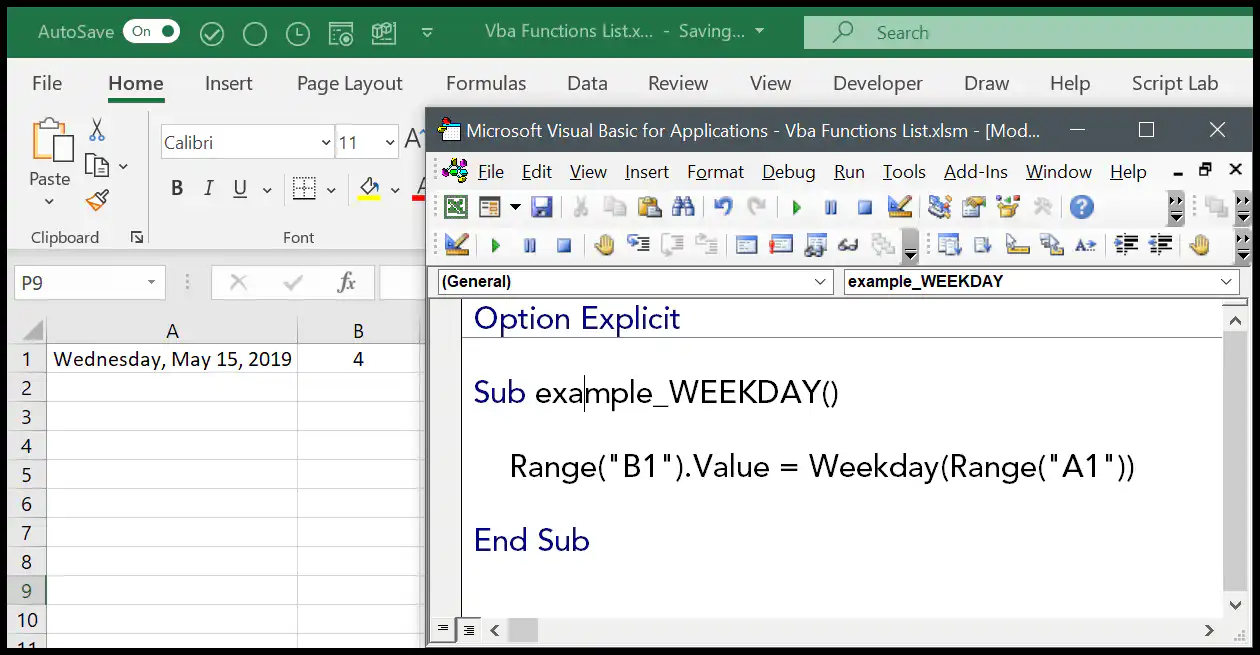 example-vba-weekday-function example-vba-weekday-function