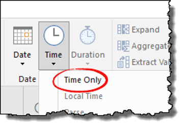 power query tips tricks time only