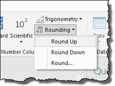 power query tips tricks rounding options