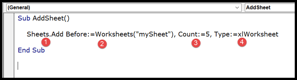 How to Write a VBA Code to Create a New Sheet in Excel (Macro)