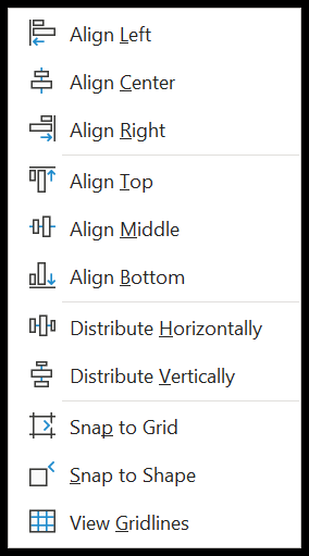 select the slicer s arrange assign