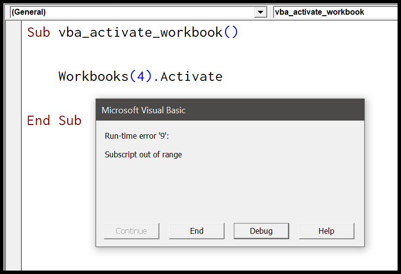 How To ACTIVATE A Workbook Using VBA In Excel