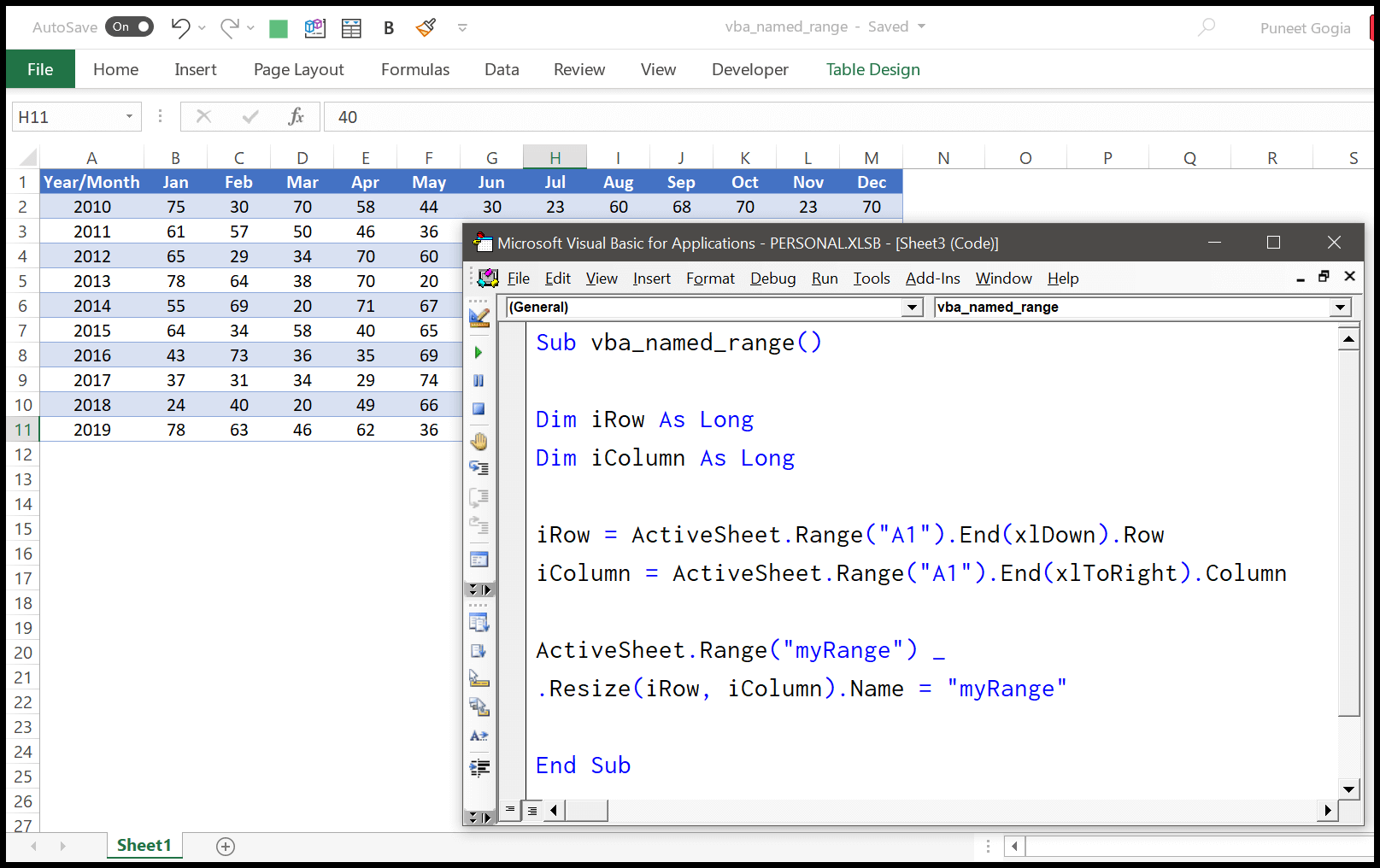 define sub in excel vba on mac