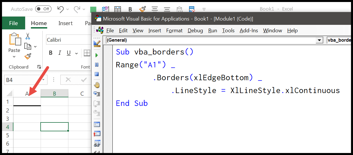 it will add border to the bottom