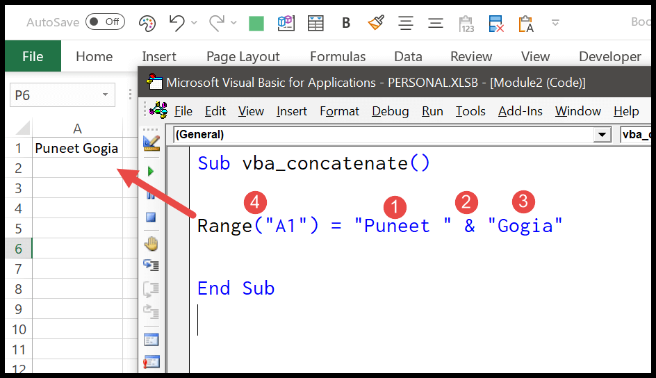 How To Combine 2 Text Strings In Excel