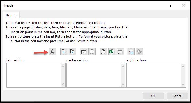 custom-header-footer-font