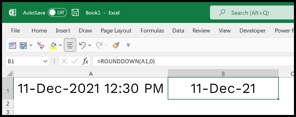 rounddown-function