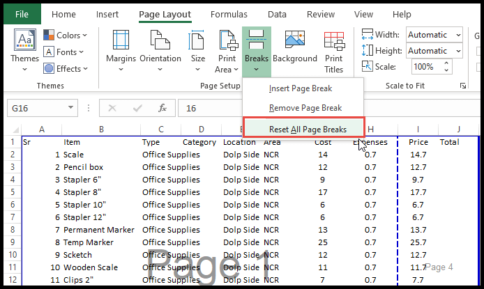 reset-all-page-breaks