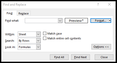 find-&-replace-menu