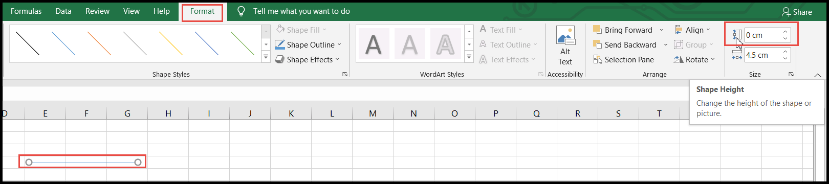 How to Draw a Line in Excel (Step by Step Tutorial)