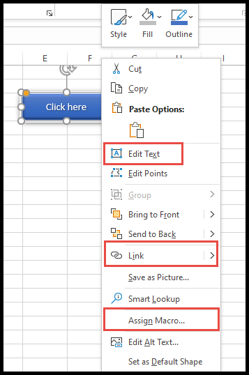 How to Add a Button in Excel