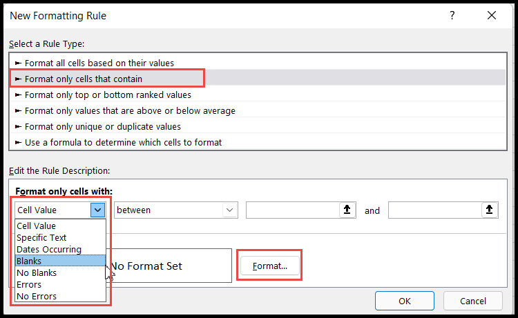 select-the-blank-option