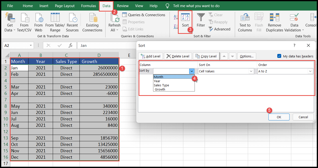 blank-rows-using-sort-option