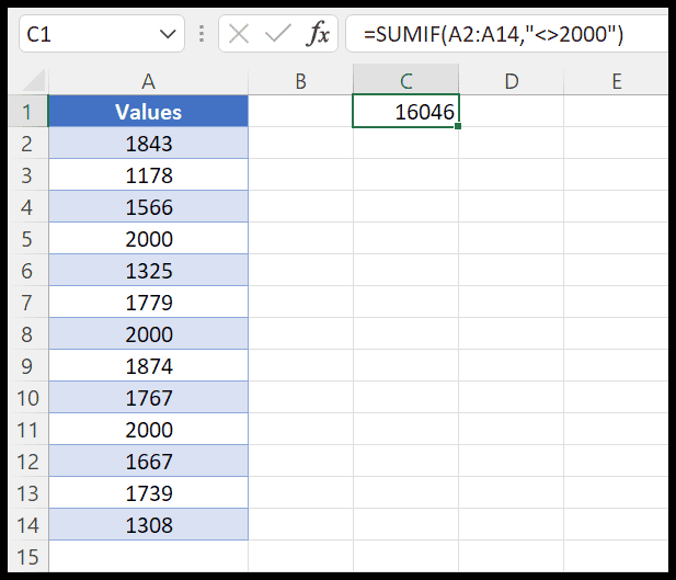 sumif-formula-skip-range