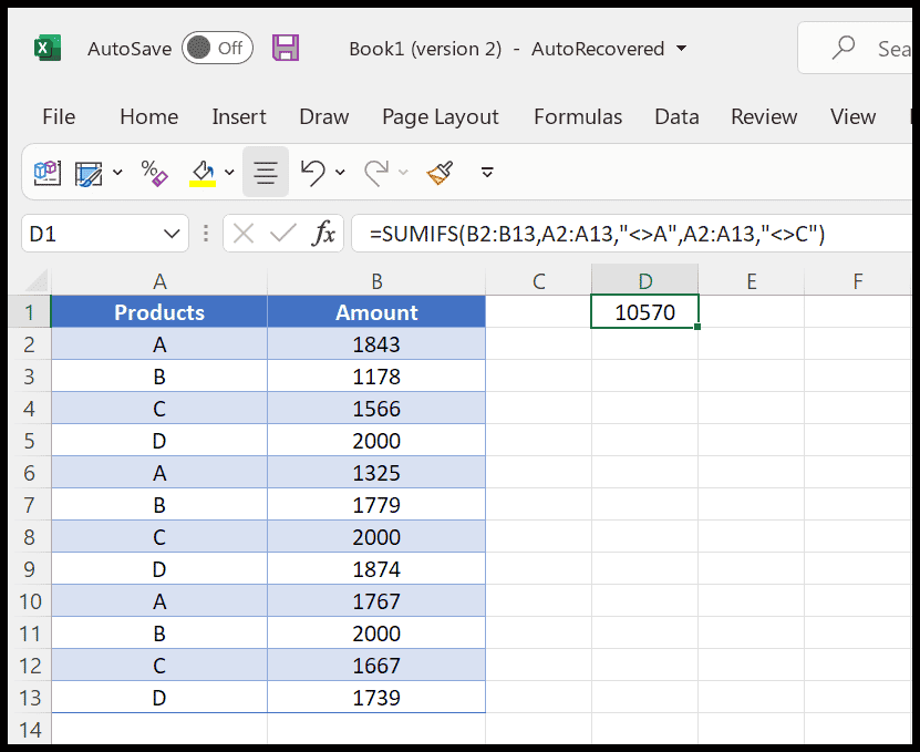 sumifs-multiple-not-equal-to-criteria
