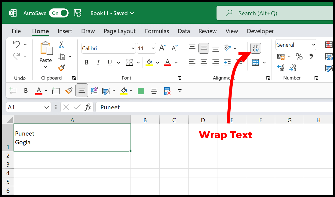 wrap-text-activated