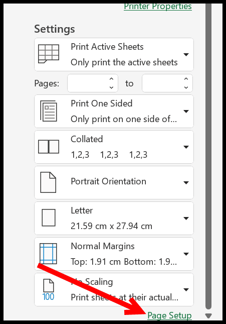 page-setup
